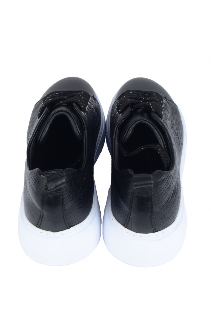 Cengiz İnler Sneakers Desenlı Bağcıklı Eva Taban Erkek Ayakkabı