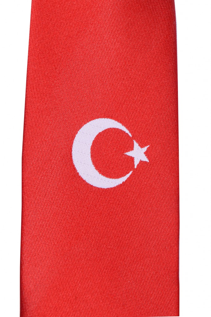 Cengiz İnler Türk Bayraklı Kravat
