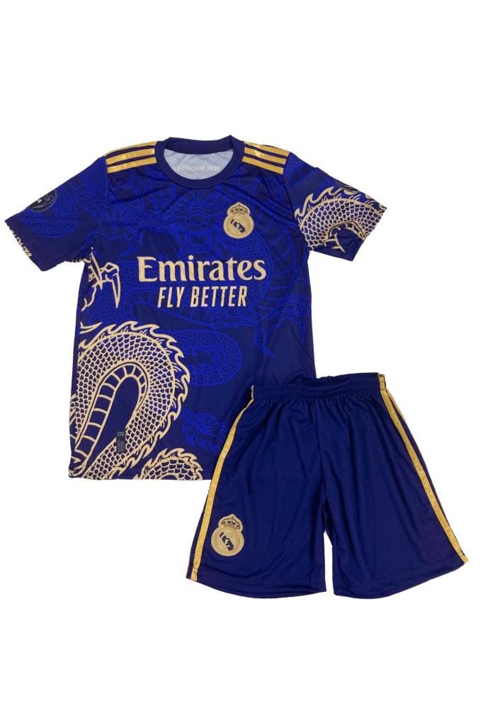 Çocuk Real Madrid Dragon Yeni Sezon Vini Jr Forması Ve Şort Takımı