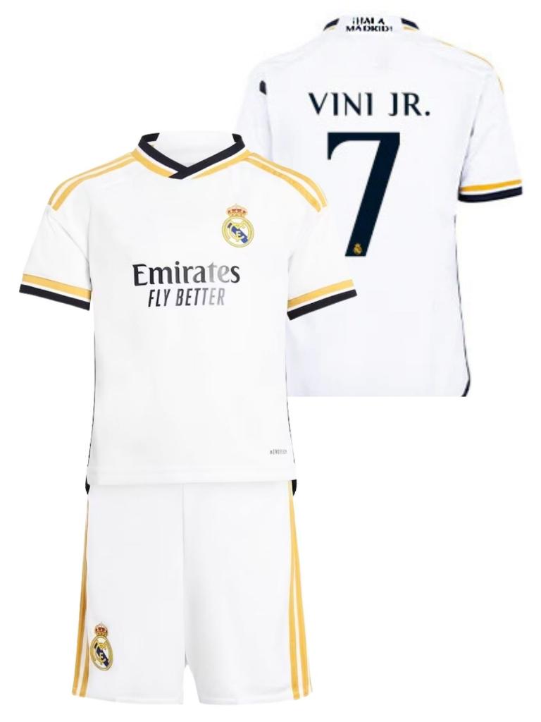Çocuk Real Madrid Yeni Sezon Vini Jr Forması Ve Şort Takımı