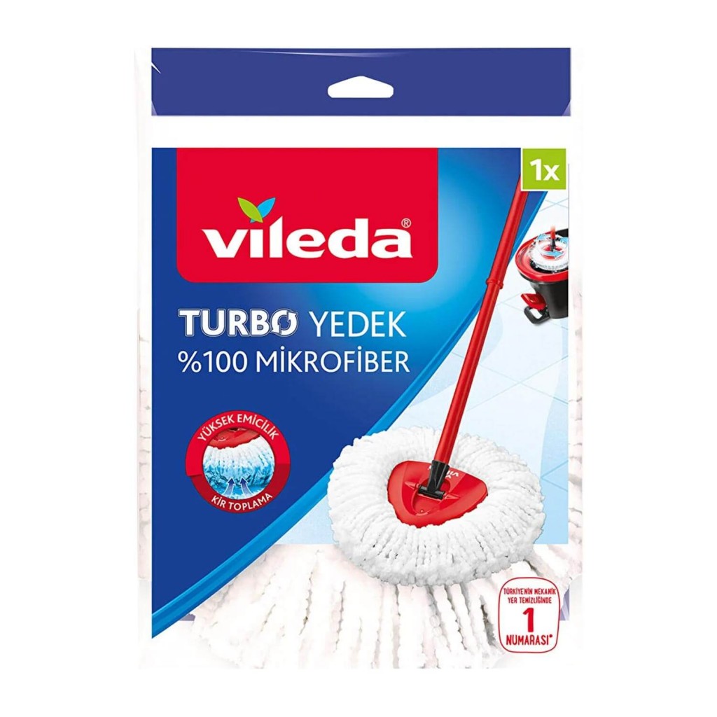 Vileda Turbo Easywring & Clean Mikrofiber Yedek Paspas