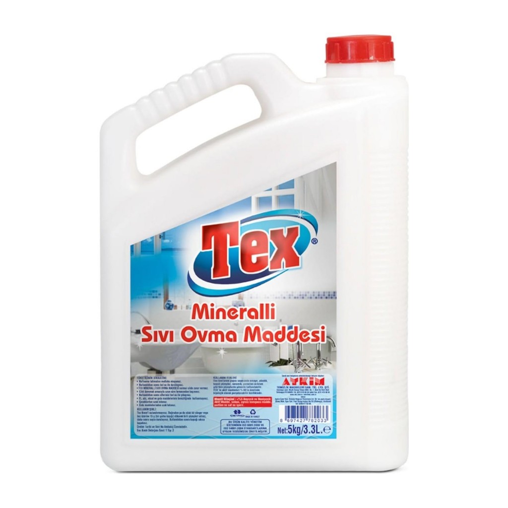 Tex Mineralli Sıvı Ovma Maddesi 5 Kg