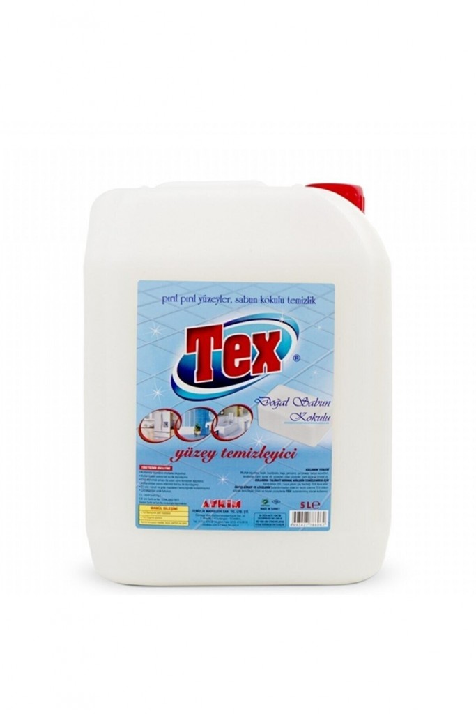 Tex Yüzey Temizleyici Beyaz Sabun Kokulu 5 L