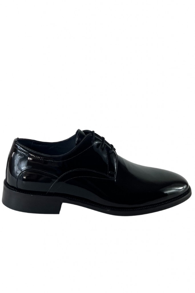 La Scada Dk540-1 Siyah Rugan Klasik Erkek Ayakkabı