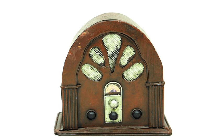 Radyo Kumbara Vintage El Yapımı Dekoratif Hediyelik