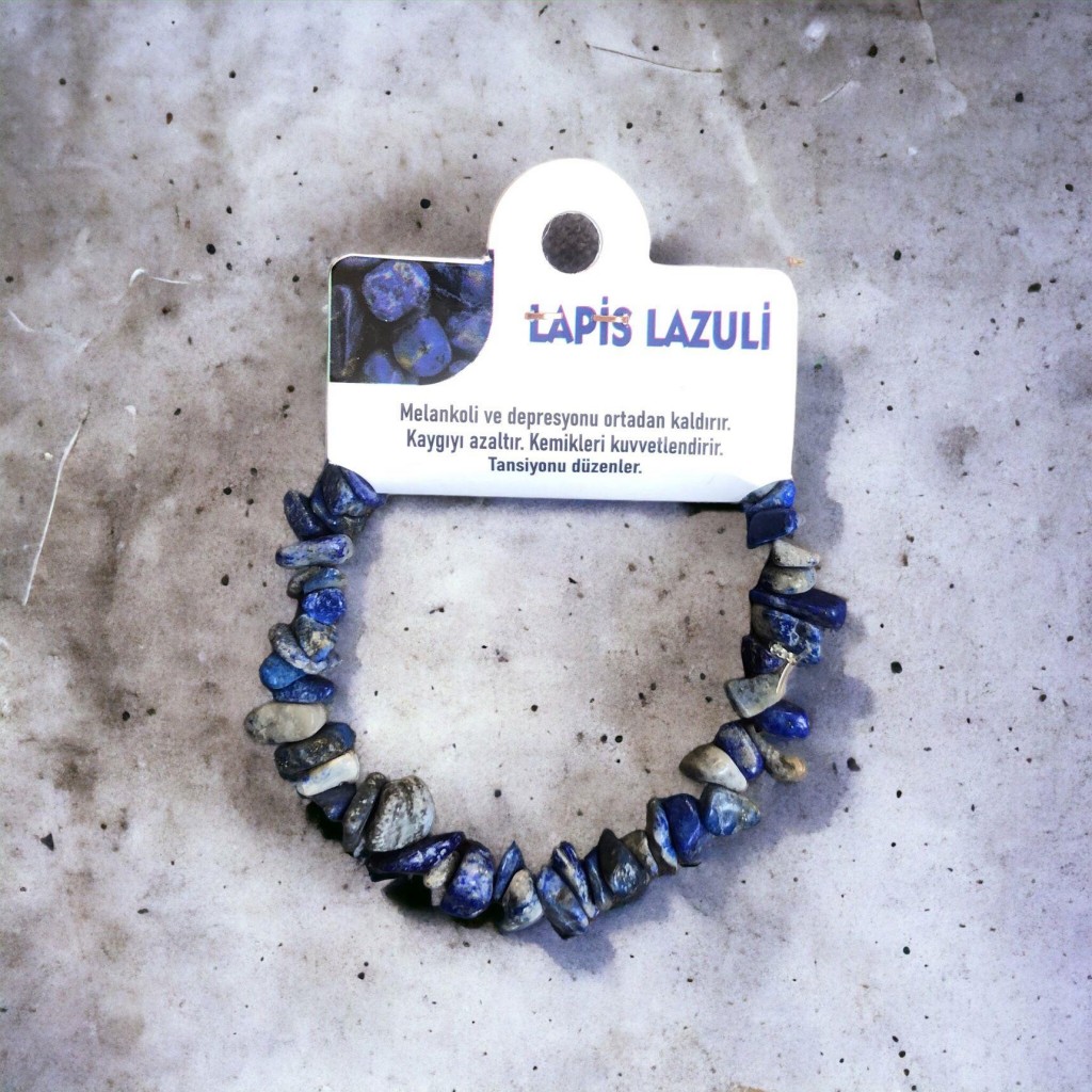 Lapis Lazuli Doğal Taş Bileklik