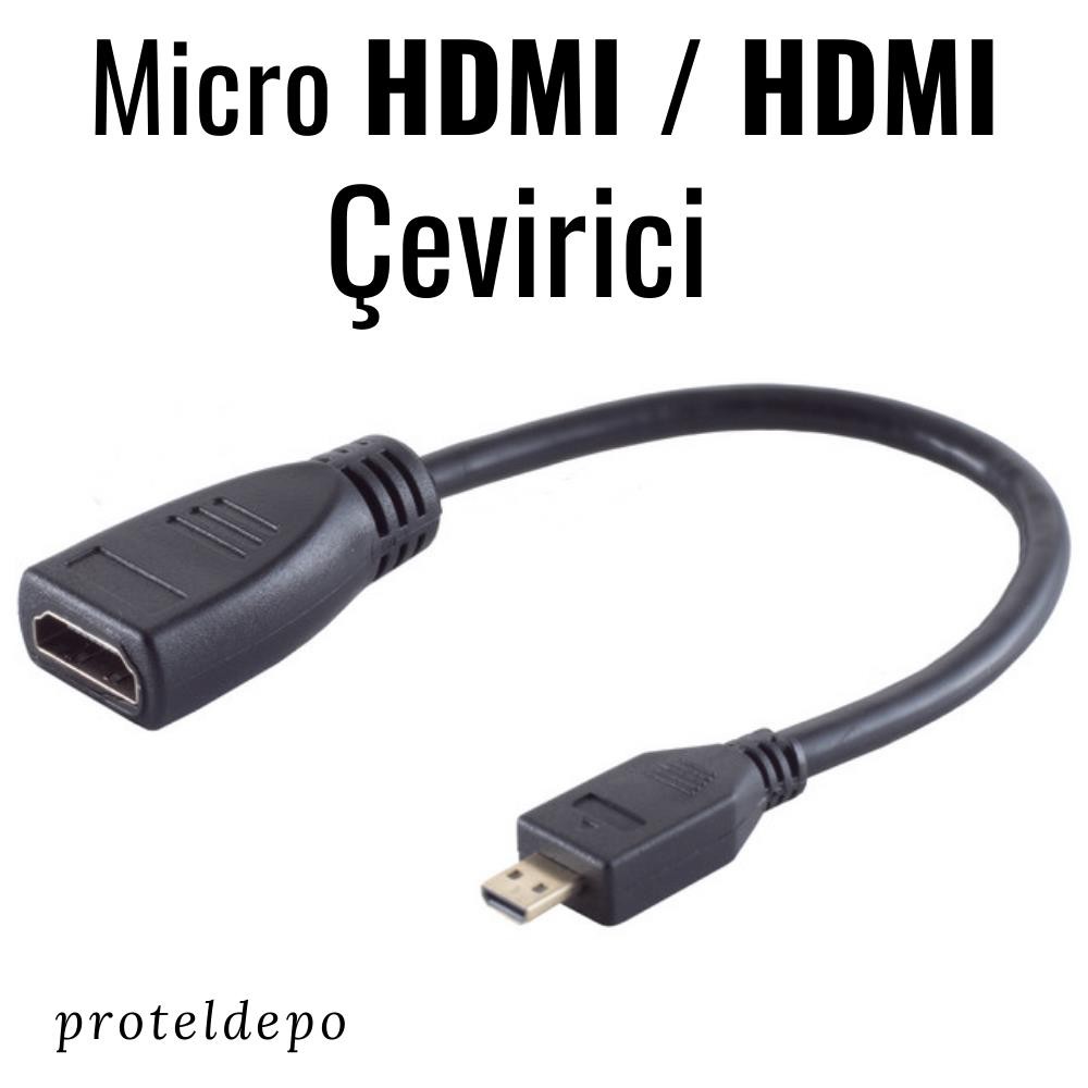 Irenis Micro Hdmi / Hdmi Çevirici, Dönüştürücü Kablo - 18 Gbit