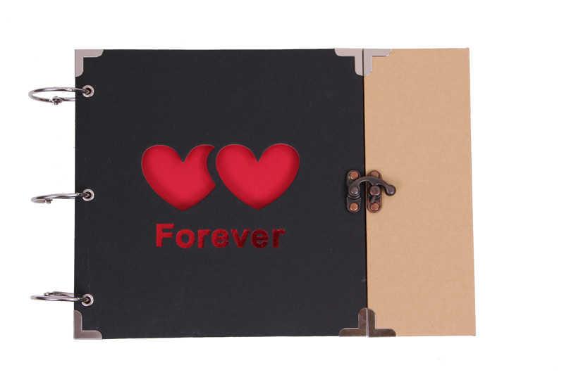 Forever Albüm Kilitli Kalp Modeli Resim Çerçeveli Hediyelik