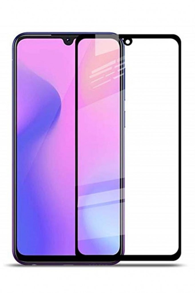 Nano Teknoloji Samsung A 7 2018 Si̇yah Kırılmaz Cam Ekran Koruyucu