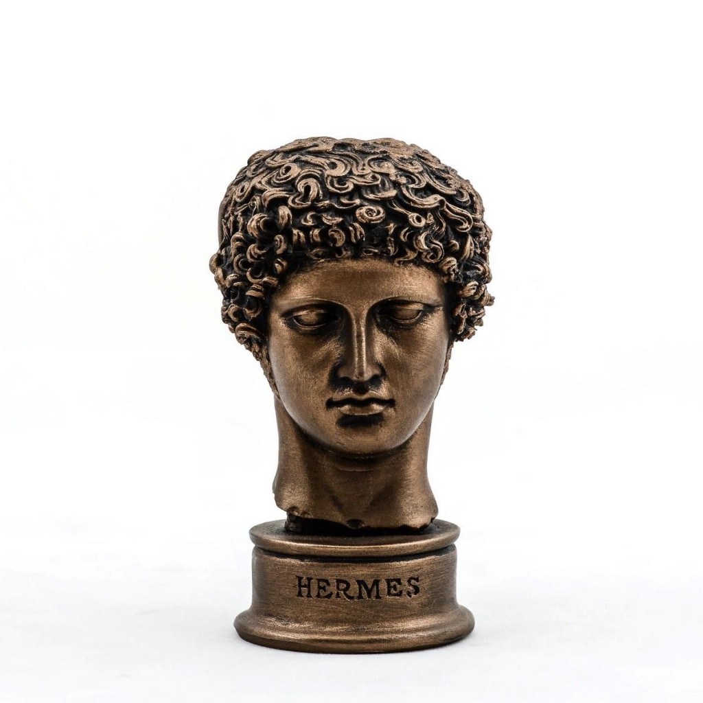 Özel Tasarım Dekoratif Hermes Büstü Biblo Dekoratif Hediyelik
