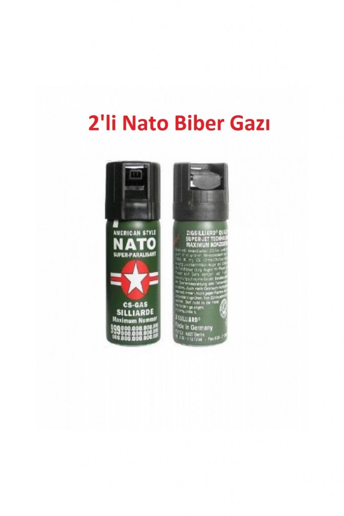 Biber (Nato) Gazı Büyük Boy (2 Adet)