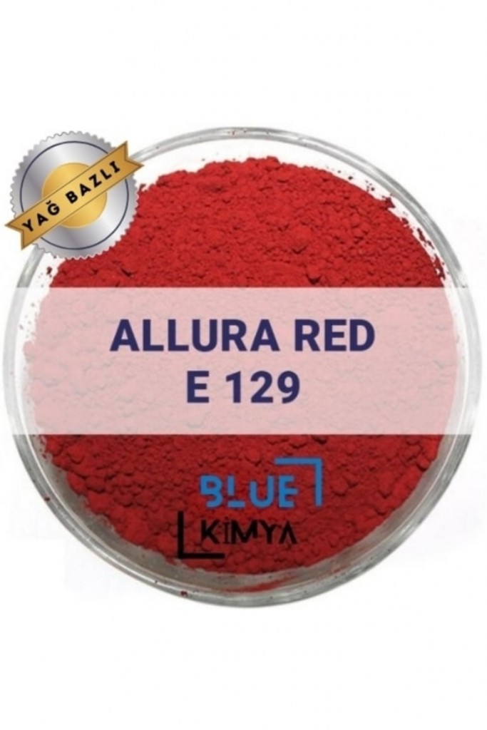 Lake Allura Red 250 Gr Bayrak Kırmızısı E129 Yağ Bazlı Toz Gıda Boyası