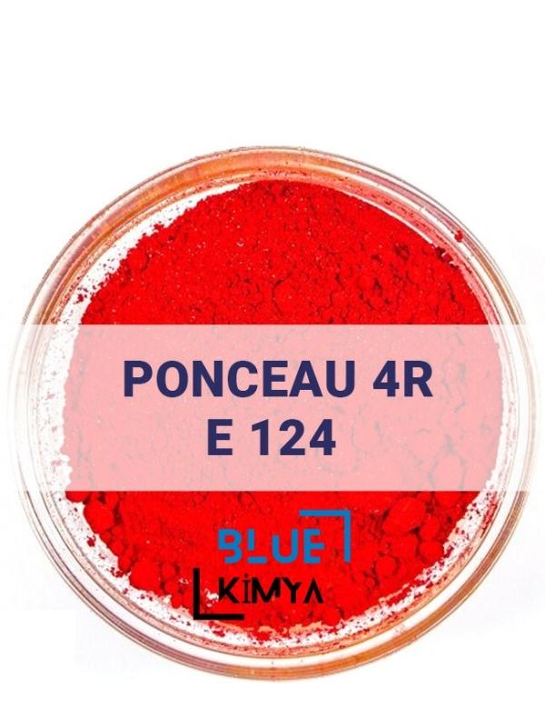 Ponceau 4R E124 Ponso 4R Kırmızı Toz Gıda Boyası 100 Gr