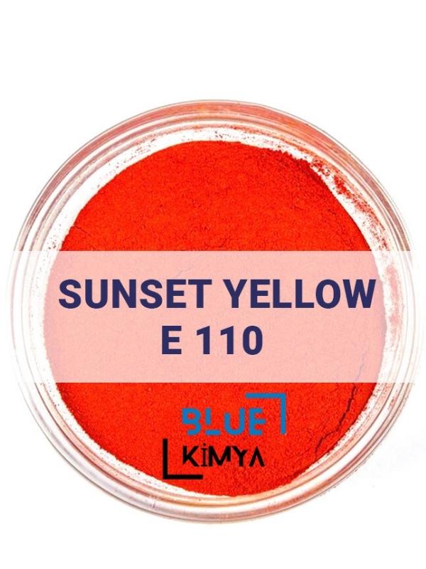 Sunset Yellow E110 Gün Batımı Sarısı Toz Gıda Boyası 50 Gr