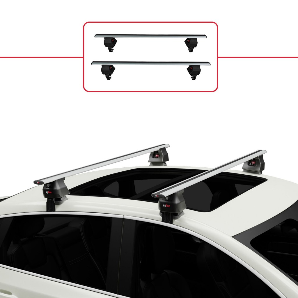 Audi A4 (B9/8W) 2015-2019 Arası Ile Uyumlu Ace-4 Ara Atkı Tavan Barı Gri̇