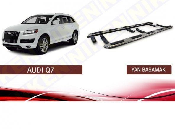 Audi Q7 Uyumlu Yan Basamak Marşpiyel Koruma Oem 2006 / 2015 Drs 4X4