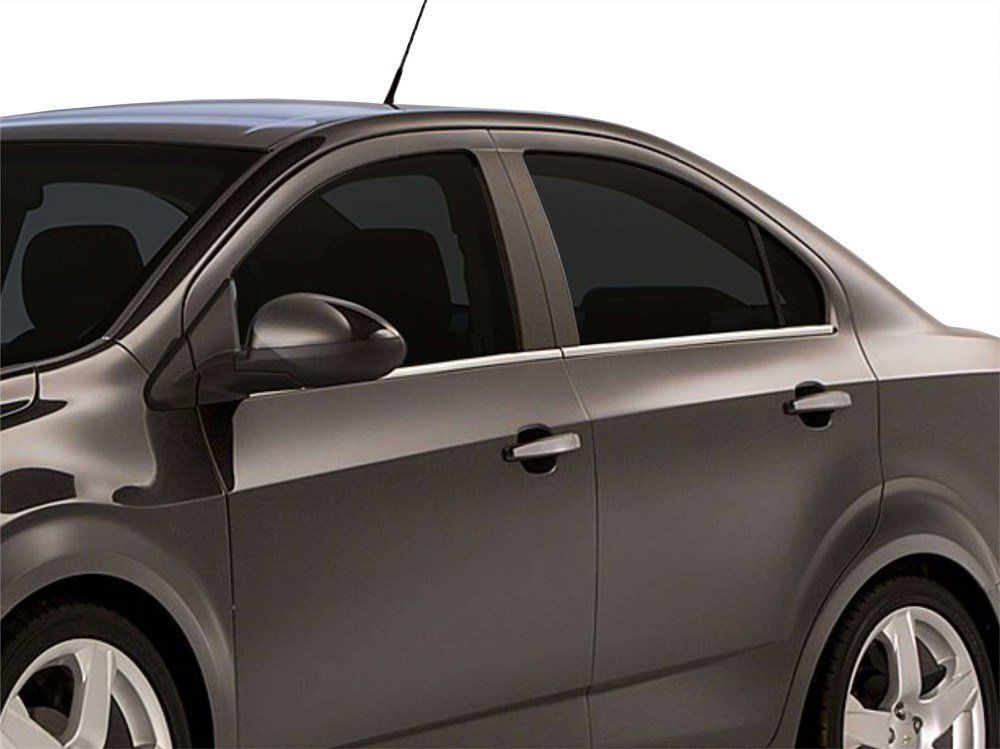 Chevrolet Aveo Uyumlu Cam Çıtası 4 Parça  Krom Sedan 2012 Ve Sonrası