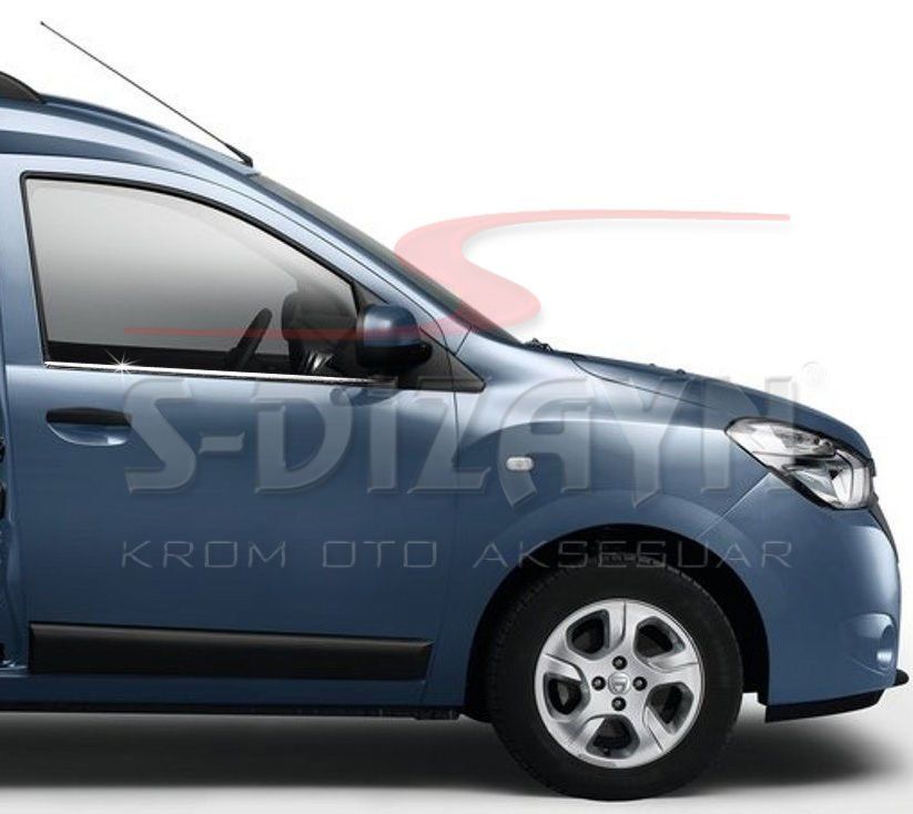 Dacia Dokker Uyumlu Krom Cam Çıtası 2 Parça 2013 Üzeri