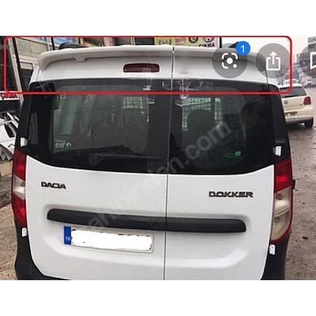 Dacia Dokker(2013-) Uyumlu Spoiler Bagaj 2Prç. Gt