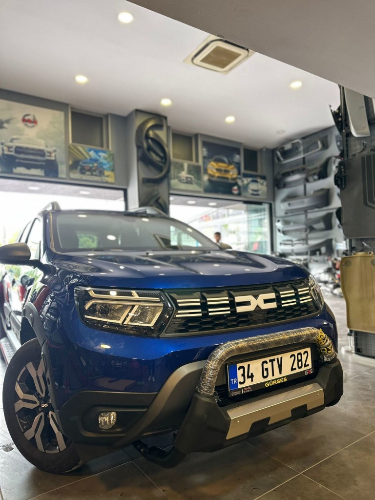 Dacia Duster Uyumlu Ön Tampon Koruma Demiri 2018+ Poliüretan Pwt15 Parça