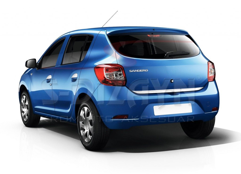 Dacia Sandero Uyumlu 2 Krom Bagaj Alt Çıtası 2013-2020 (Stepway)