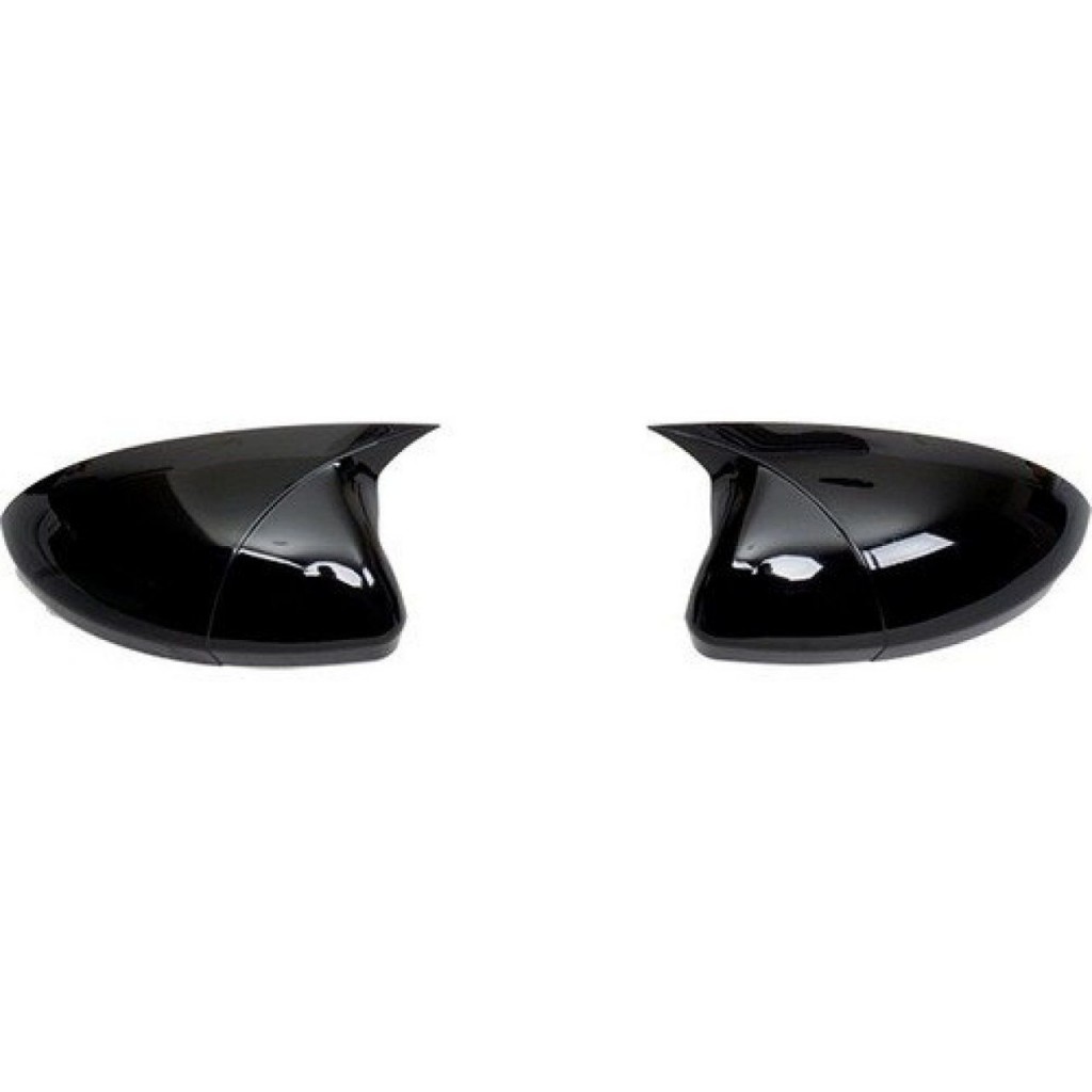 Dacia Sandero Uyumlu 2009-2020 Batman Yarasa Ayna Kapağı (Parlak Siyah)