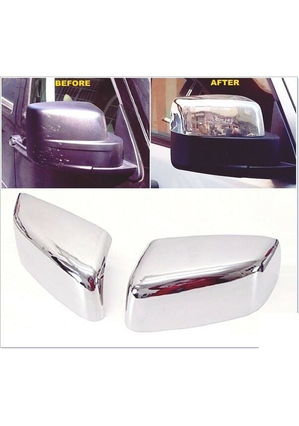 Dodge Nitro Uyumlu Ayna Kapağı Paslanmaz Çelik Krom 2 Parça