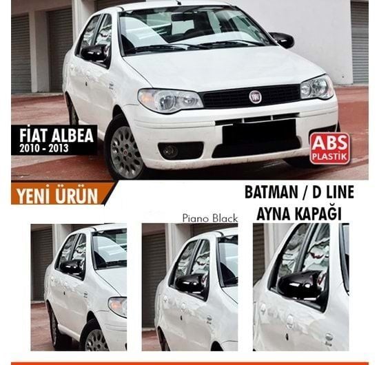 Fiat Albea (2010-2013) Batman Uyumlu Yarasa Ayna Kapağı (Makyajlı Kasa)