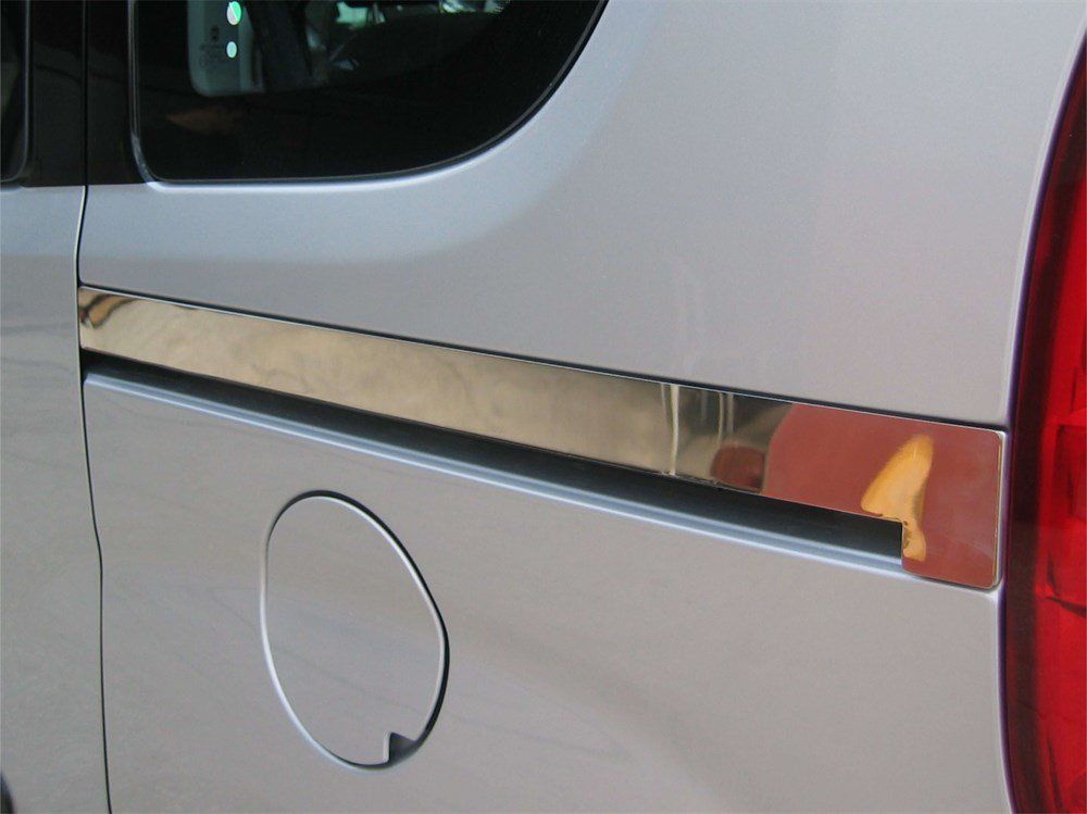 Fiat Doblo Uyumlu 2 Sürgülü Kapı Çıtası 2 Parça Krom 2010 Ve Sonrası