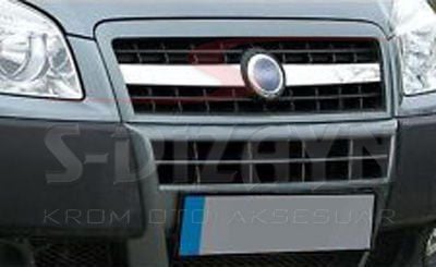 Fiat Doblo Uyumlu Krom Ön Panjur 2 Parça 2006-2010