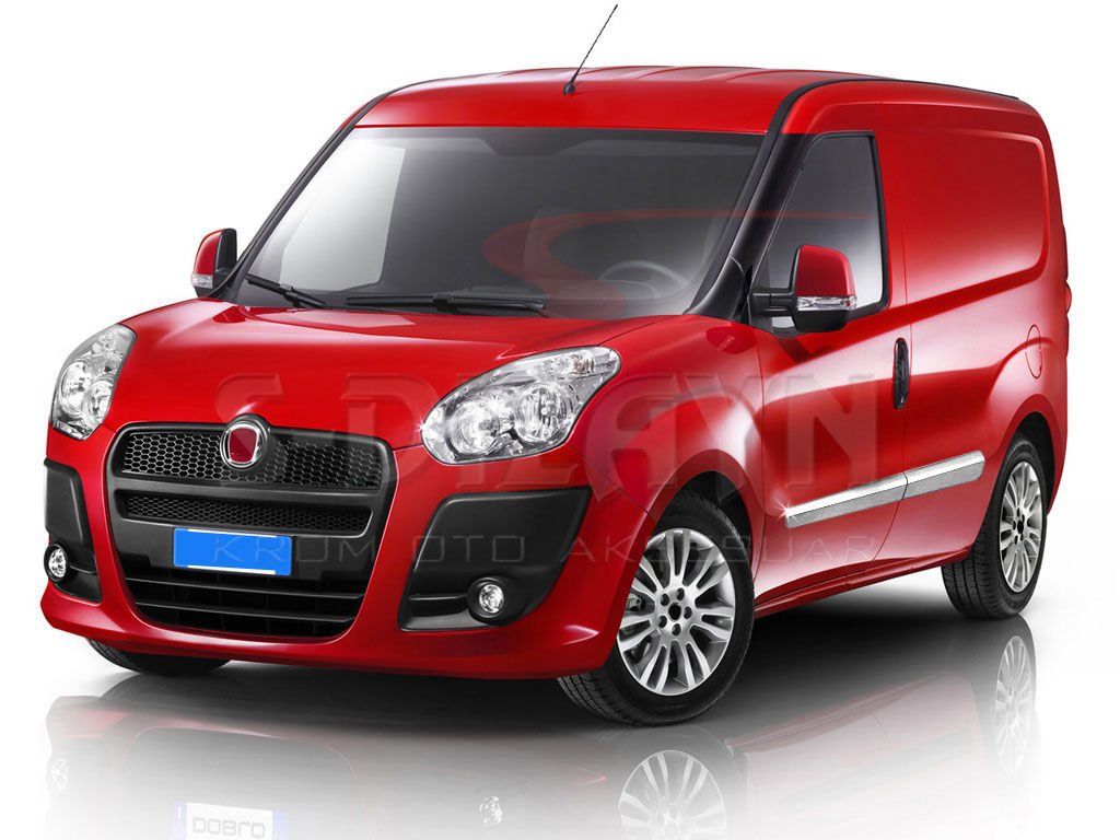 Fiat Doblo Uyumlu Krom Yan Kapı Çıtası 4 Parça 2010 Üzeri