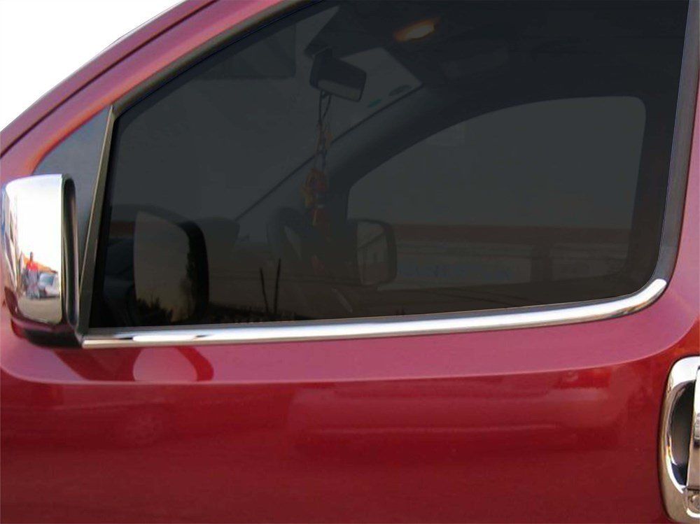 Fiat Fiorino Uyumlu Cam Çıtası 2 Parça  Krom 2008 Ve Sonrası