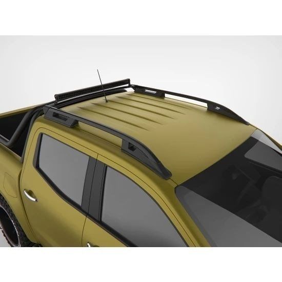 Fiat Fullback Uyumlu -2016 Tavan Çıtası Port Bagaj Falcon Siyah