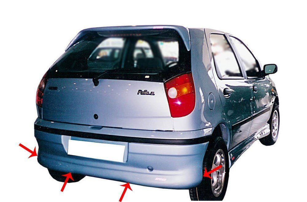 Fiat Palio Uyumlu Arka Tampon Altı Fiber 1998-2012