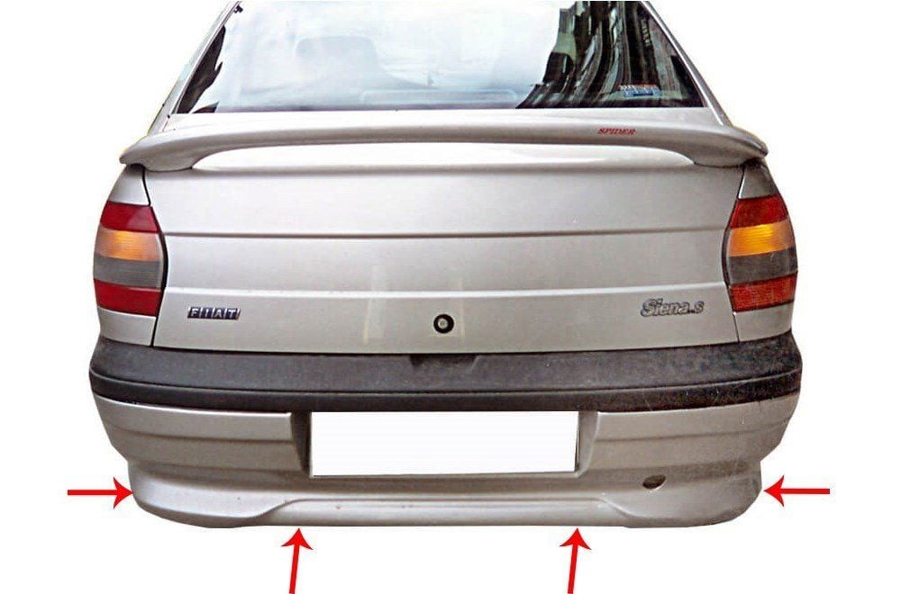 Fiat Siena Uyumlu Arka Tampon Altı Fiber 1998-2002