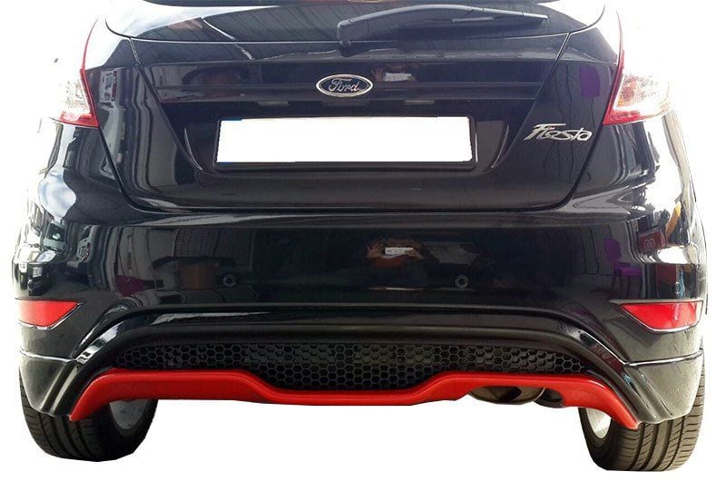 Ford Fiesta Uyumlu (2009-2016) St Desing Arka Tampon Eki - Difüzör (Plastik)