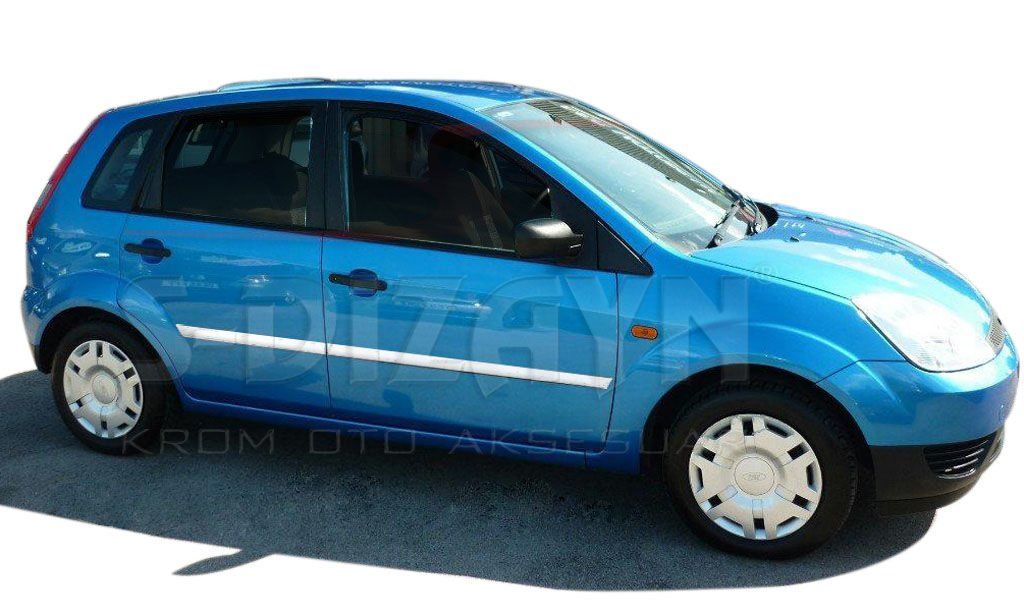 Ford Fiesta Uyumlu Krom Yan Kapı Çıtası 4 Parça 2002-2006