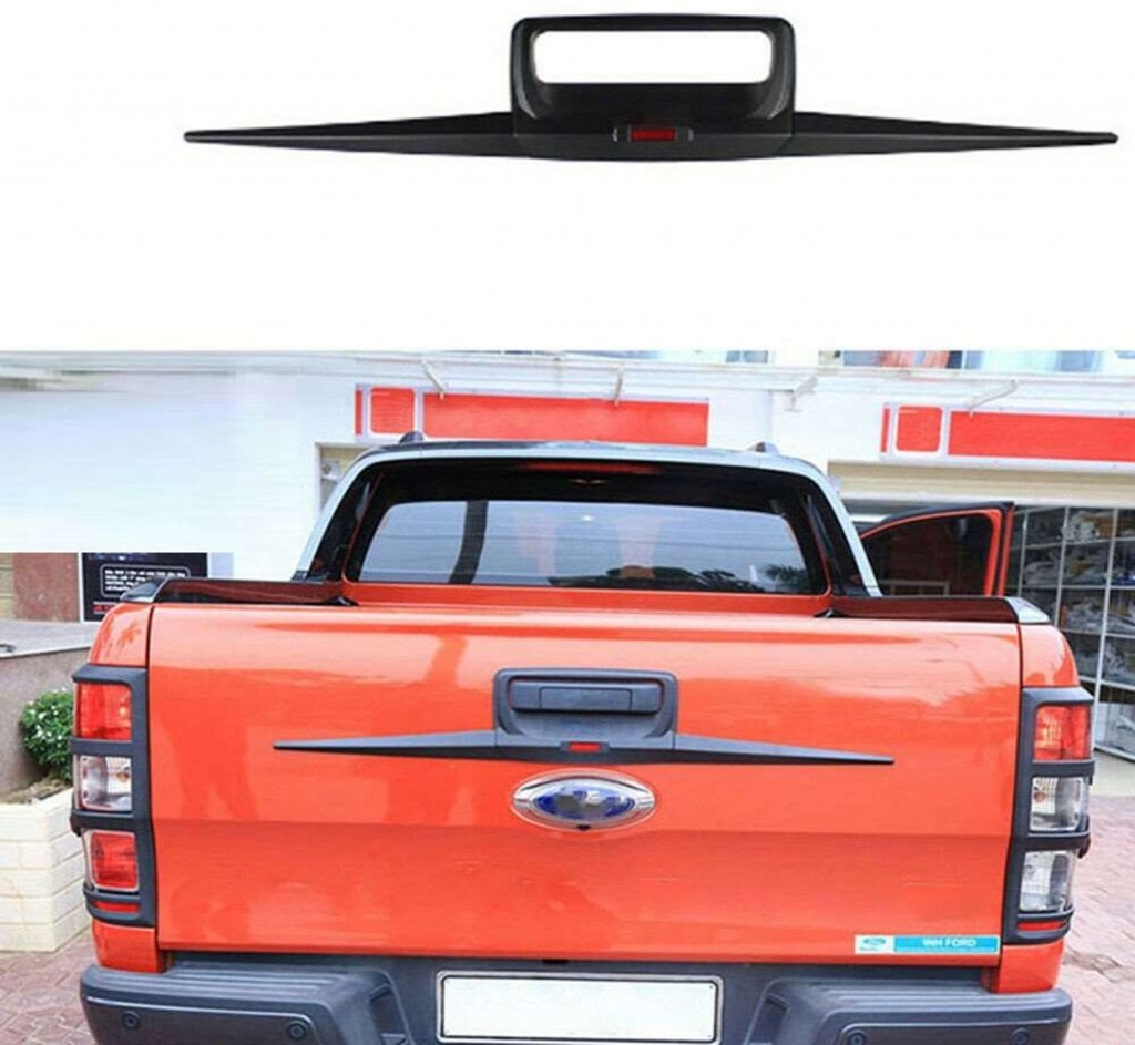 Ford Ranger Uyumlu 2015 Sonrası Bagaj Kapağı Kaplama Siyah Parça