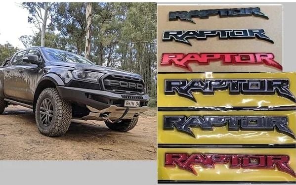 Ford Ranger Uyumlu Raptor Sticker 3D Parça