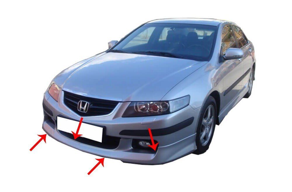 Honda Accord Uyumlu 7 Ön Tampon Altı Fiber 2003-2007