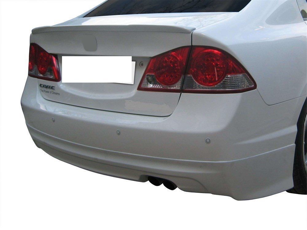 Honda Civic Uyumlu 8 Arka Tampon Altı (Mugen Md) Fiber 2006-2011