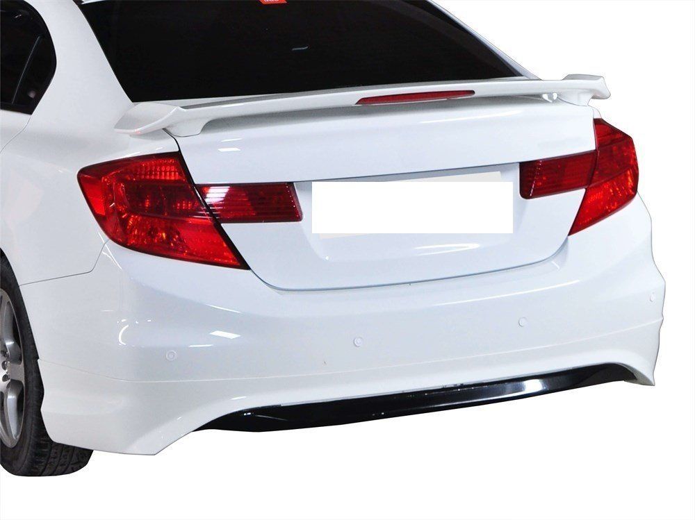 Honda Civic Uyumlu 9 Arka Tampon Altı (Mugen Md) Fiber 2012-2015