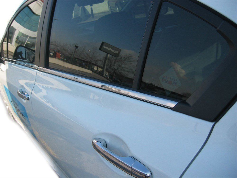 Honda Civic Uyumlu 9 Cam Çerçevesi 12 Parça Krom 2012 Ve Sonrası