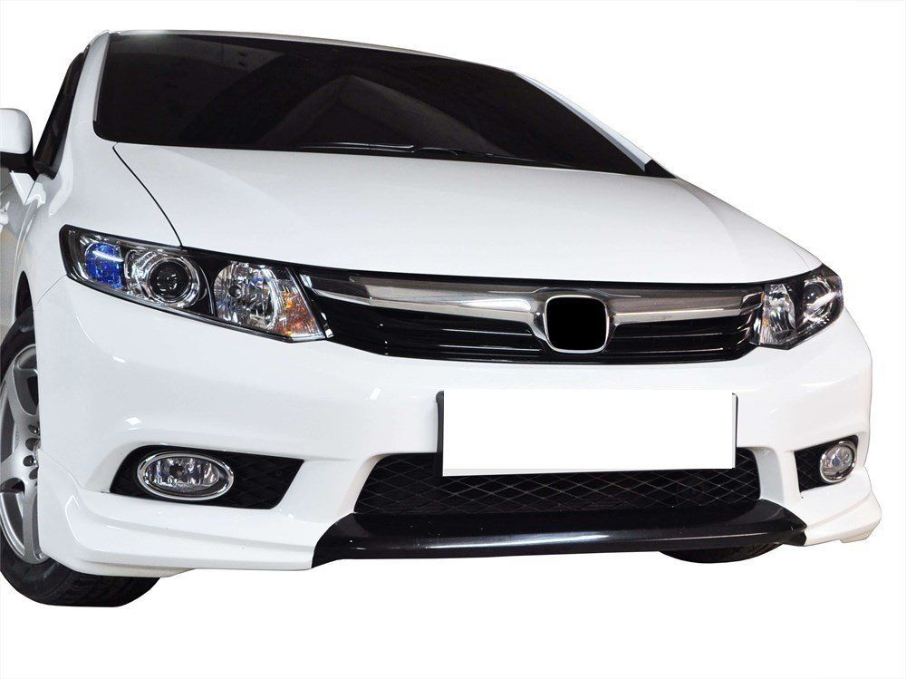 Honda Civic Uyumlu 9 Ön Tampon Altı (Mugen Md) Fiber 2012-2015