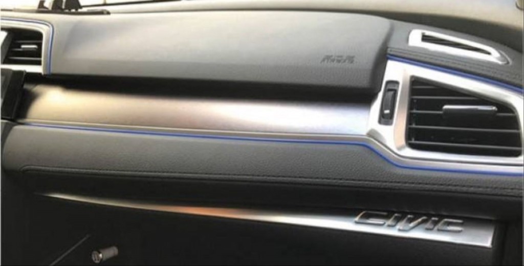 Honda Civic Uyumlu Fc5 2016-2020 İç Şerit Gri