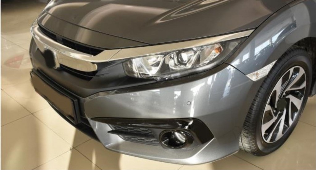 Honda Civic Uyumlu Fc5 2016-2020 Ön Sis Kası-Halka Boyalı
