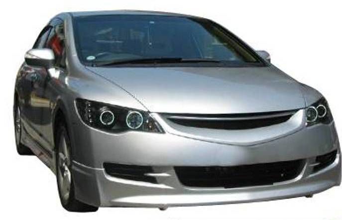 Honda Civic Uyumlu Fd6 (2006-2009) Makyajsız Ön Tampon Ek (Plastik)