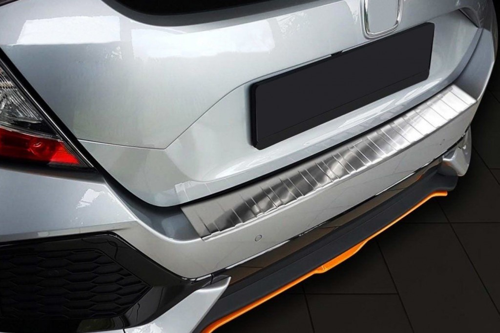 Honda Civic Uyumlu Sedan Krom Arka Tampon Eşiği 2016 Üzeri
