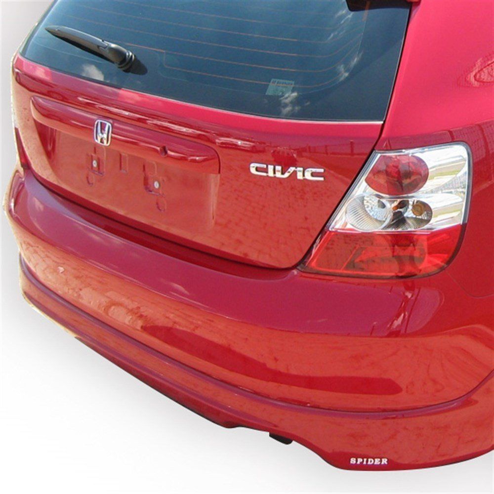 Honda Euro Uyumlu Civic Arka Tampon Altı (Type-R Md) Fiber 2001-2006