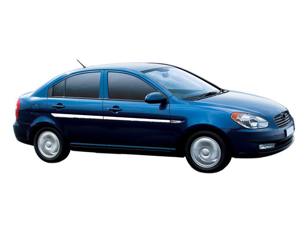 Hyundai Accent Uyumlu Era Krom Yan Kapı Çıtası 4 Parça 2005-2011